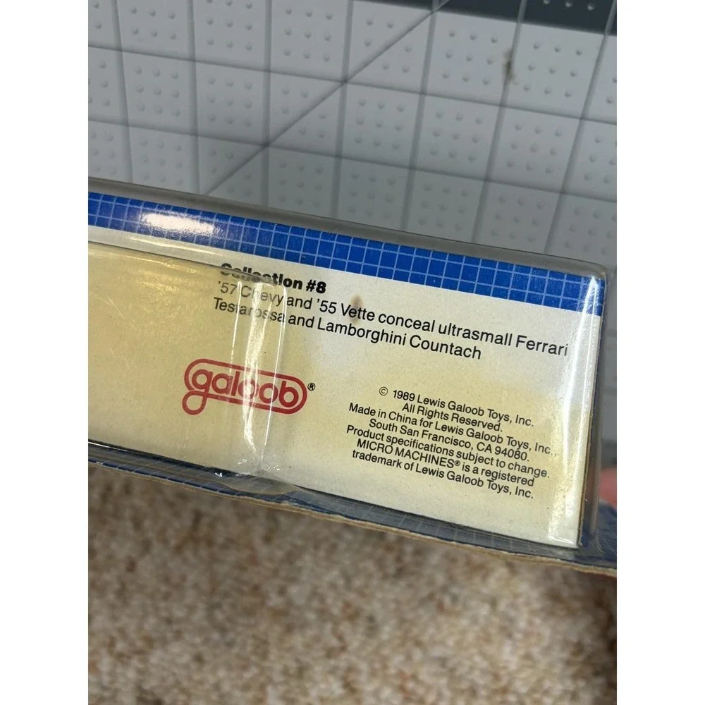 Vintage 1989 Galoob Micro Machines Insiders Collection #8 New in Package!